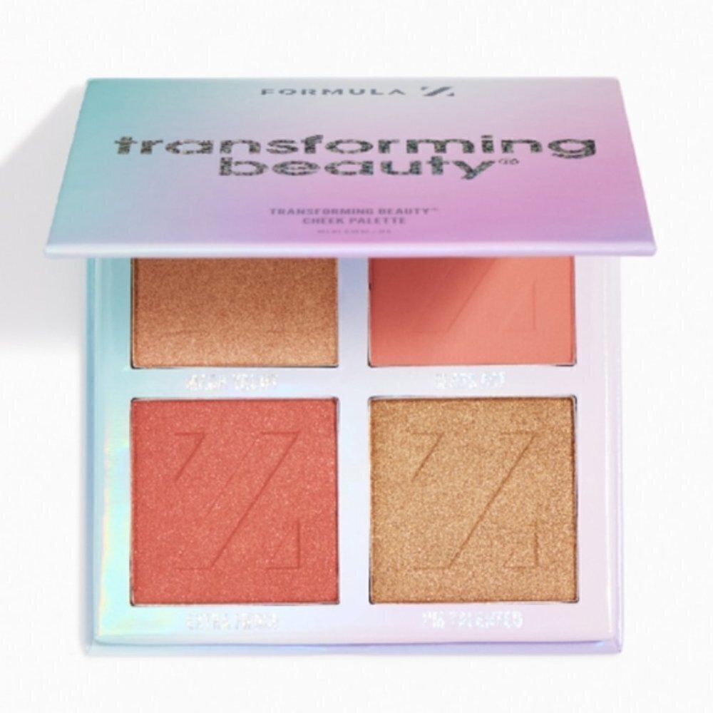 NIB FORMULA Z COSMETICS Transforming Beauty Cheek Palette